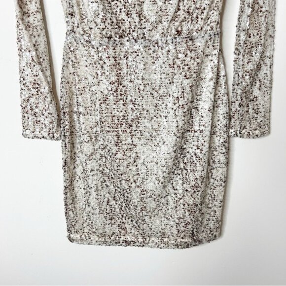 Victoria's Secret Moda Mini Dress Sequins Long sleeve Snake print Y2k 00s XS - Picture 9 of 16